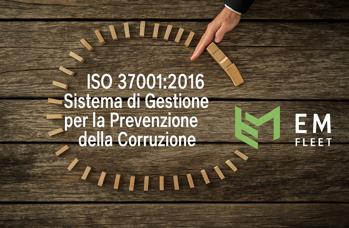 ISO 37001-2016 – EM Fleet certifica il sistema di Gestione per la Prevenzione della Corruzione