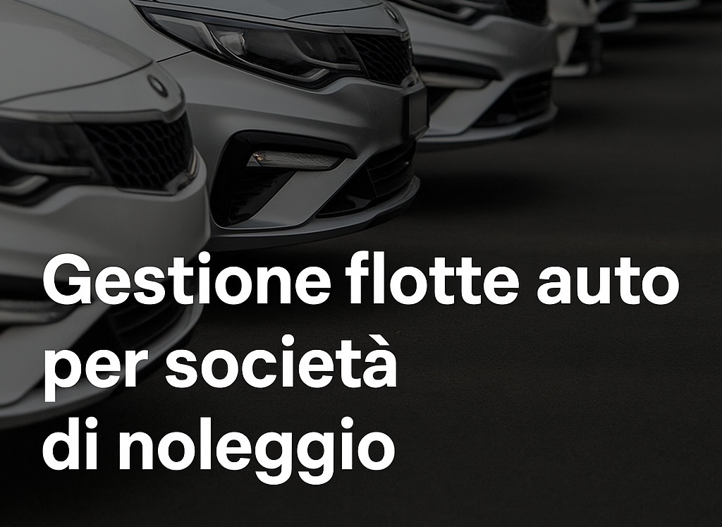 Gestione flotte auto per società di noleggio